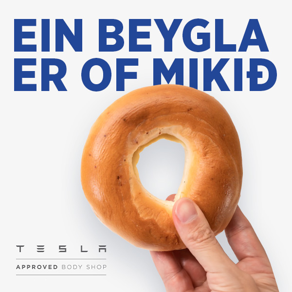 Auglýsing HS Bílaréttinga og sprautunar: „EIN BEYGLA ER OF MIKIÐ“
